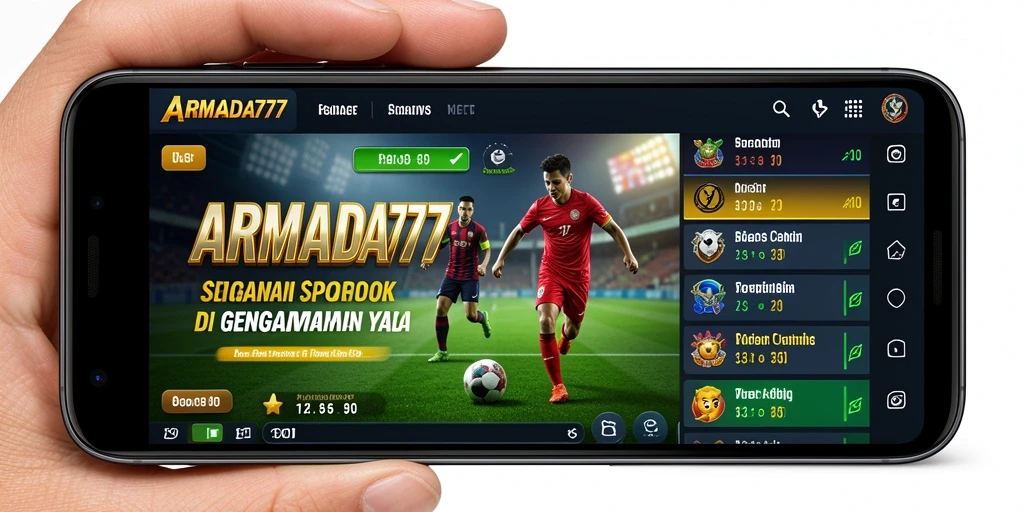 Tampilan gameplay menarik di ARMADA777 dengan berbagai taruhan olahraga.