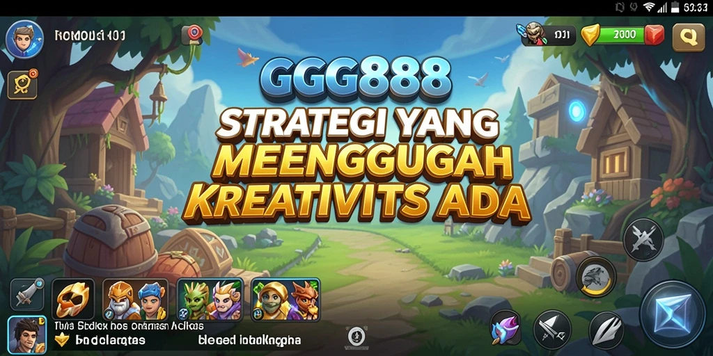 Gameplay GGG888 yang penuh strategi dan tantangan.
