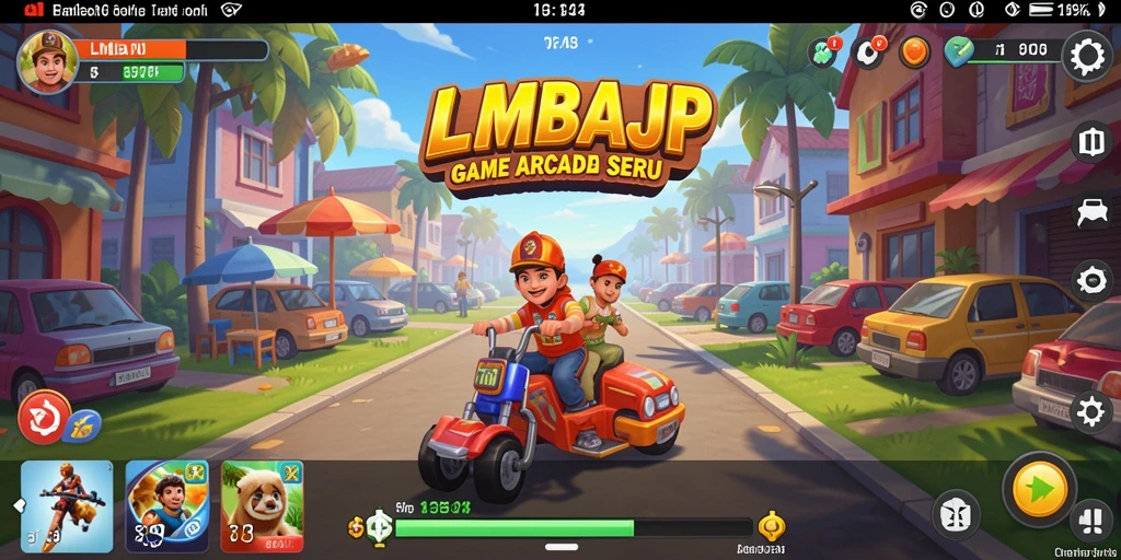 Tangkapan layar gameplay LMBAJP menampilkan aksi seru dan tantangan menegangkan.