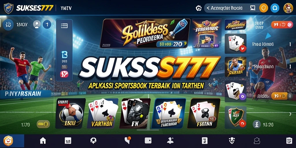 Tampilan gameplay taruhan olahraga interaktif di SUKSES777.