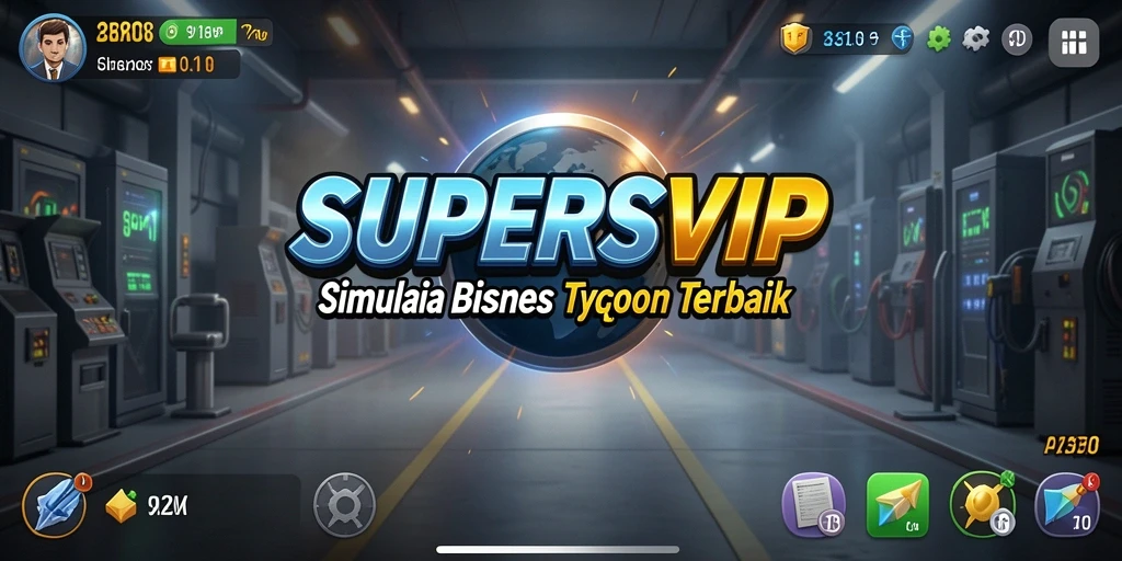 Tampilan gameplay menarik dari SUPERSVIP dalam simulasi Tycoon.