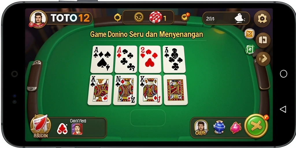 Tampilan gameplay TOTO12 dengan grafik menarik dan interaksi pemain.