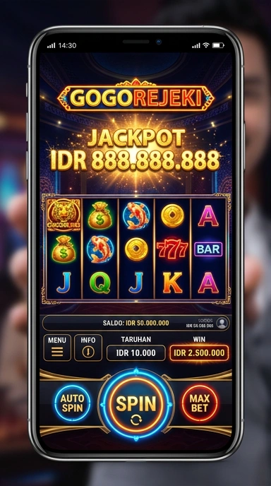 Tampilan antarmuka aplikasi gogorejeki yang user-friendly.